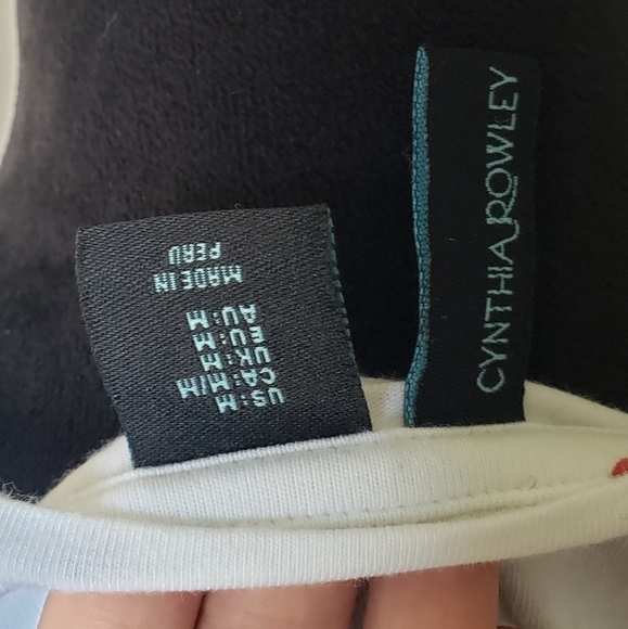 Cynthia Rowley Heart Print Crop Tee - Picture 8 of 9